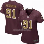 Camiseta NFL Game Mujer Washington Commanders Kerrigan Marron