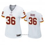 Camiseta NFL Game Mujer Washington Commanders Sean Davis Blanco