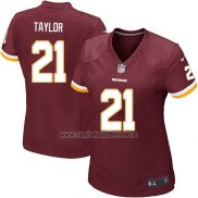 Camiseta NFL Game Mujer Washington Commanders Taylor Rojo