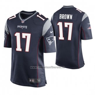 Camiseta NFL Game New England Patriots Antonio Brown Azul2