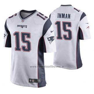 Camiseta NFL Game New England Patriots Dontrelle Inman Blanco