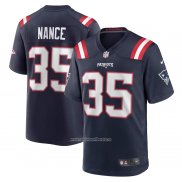 Camiseta NFL Game New England Patriots Jim Nance Retired Azul