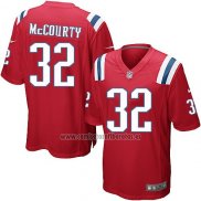 Camiseta NFL Game New England Patriots Mccourty Rojo