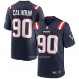 Camiseta NFL Game New England Patriots Shilique Calhoun Azul