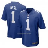 Camiseta NFL Game New York Giants Evan Neal 2022 NFL Draft Pick Azul