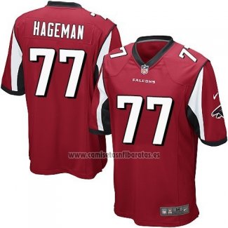 Camiseta NFL Game Nino Atlanta Falcons Hageman Rojo