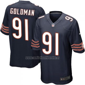 Camiseta NFL Game Nino Chicago Bears Goldman Blanco Negro