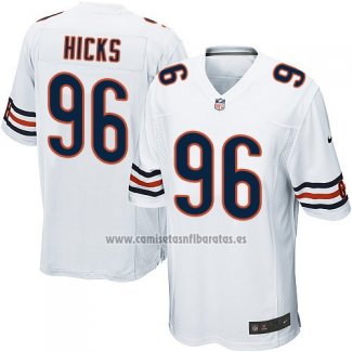 Camiseta NFL Game Nino Chicago Bears Hicks Blanco