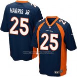 Camiseta NFL Game Nino Denver Broncos Harris Jr Azul Oscuro
