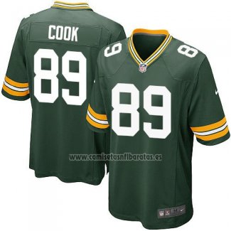 Camiseta NFL Game Nino Green Bay Packers Cook Verde Militar