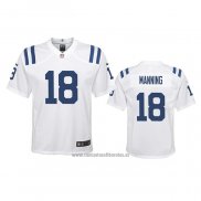 Camiseta NFL Game Nino Indianapolis Colts Peyton Manning 2020 Blanco