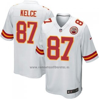 Camiseta NFL Game Nino Kansas City Chiefs Kelce Blanco