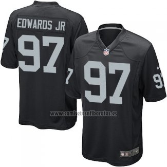 Camiseta NFL Game Nino Las Vegas Raiders Edwaros Jr Negro