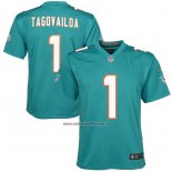 Camiseta NFL Game Nino Miami Dolphins Tua Tagovailoa 2020 Verde