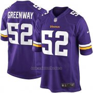 Camiseta NFL Game Nino Minnesota Vikings Greenway Violeta