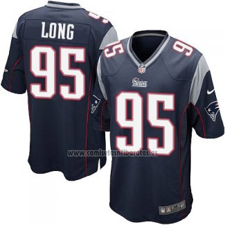 Camiseta NFL Game Nino New England Patriots Long Negro