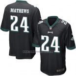 Camiseta NFL Game Nino Philadelphia Eagles Mathews Negro