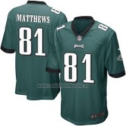 Camiseta NFL Game Nino Philadelphia Eagles Matthews Verde Oscuro