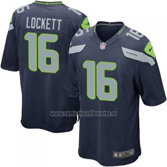 Camiseta NFL Game Nino Seattle Seahawks Lockett Azul Oscuro