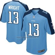 Camiseta NFL Game Nino Tennessee Titans Wright Azul