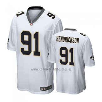 Camiseta NFL Game Saints Trey Hendrickson Blanco