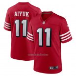 Camiseta NFL Game San Francisco 49ers Brandon Aiyuk Alterno Rojo