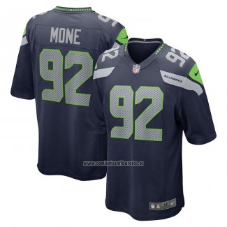 Camiseta NFL Game Seattle Seahawks Bryan Mone Azul