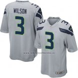 Camiseta NFL Game Seattle Seahawks Wilson Gris