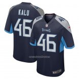 Camiseta NFL Game Tennessee Titans Joshua Kalu Azul