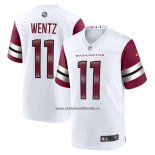 Camiseta NFL Game Washington Commanders Carson Wentz Blanco