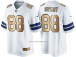 Camiseta NFL Gold Game Dallas Cowboys Bryant Blanco