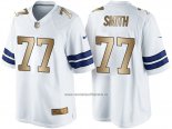 Camiseta NFL Gold Game Dallas Cowboys Smith Blanco
