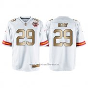 Camiseta NFL Gold Game Kansas City Chiefs Berry Blanco