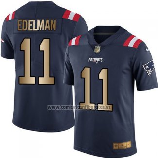 Camiseta NFL Gold Legend New England Patriots Edelman Profundo Azul