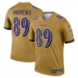Camiseta NFL Legend Baltimore Ravens Mark Andrews Inverted Oro