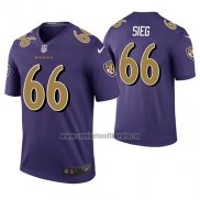 Camiseta NFL Legend Baltimore Ravens Trent Sieg Violeta Color Rush