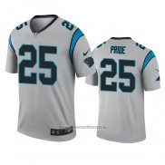 Camiseta NFL Legend Carolina Panthers Troy Pride Inverted Gris