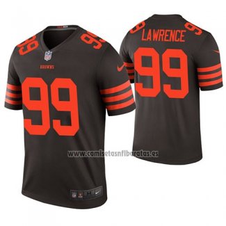 Camiseta NFL Legend Cleveland Browns Devaroe Lawrence Color Rush Marron