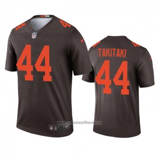Camiseta NFL Legend Cleveland Browns Sione Takitaki Alterno 2020 Marron