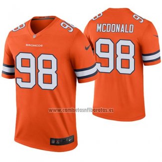 Camiseta NFL Legend Denver Broncos Clinton Mcdonald Naranja Color Rush