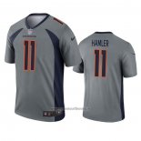 Camiseta NFL Legend Denver Broncos K.j. Hamler Inverted Gris
