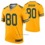 Camiseta NFL Legend Green Bay Packers Jimmy Graham Inverted Oro