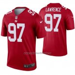 Camiseta NFL Legend New York Giants 97 Dexter Lawrence Inverted Rojo