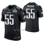 Camiseta NFL Legend Philadelphia Eagles Brandon Graham Negro Super Bowl Lii Champions Color Rush