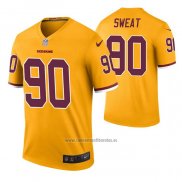 Camiseta NFL Legend Washington Commanders Montez Sweat Color Rush Amarillo