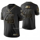 Camiseta NFL Limited Atlanta Falcons Deion Jones Golden Edition Negro
