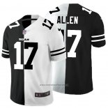 Camiseta NFL Limited Buffalo Bills Allen Black White Split