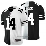 Camiseta NFL Limited Buffalo Bills Diggs Black White Split