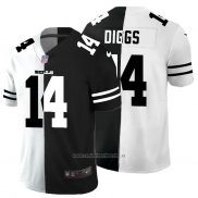 Camiseta NFL Limited Buffalo Bills Diggs White Black Split