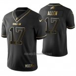 Camiseta NFL Limited Buffalo Bills Josh Allen Golden Edition Negro